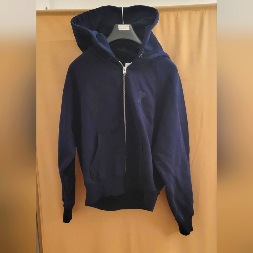 Navy Ami De Cœur Hoodie